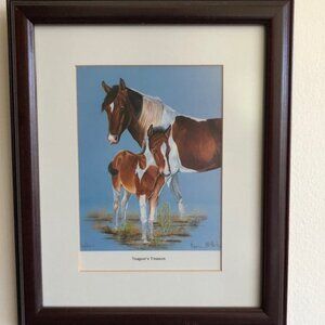 KEVIN MCBRIDE "Teaguer's Treasure" Horse & Pony Print & Frame